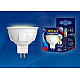 Лампа светодиодная (UL-00002423) Uniel GU10 6W 3000K матовая LED-JCDR 6W/WW/GU10/FR PLP01WH