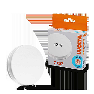 Светодиодная лампа WOLTA 12Вт 6500K GX53 матовая 25W75R12GX53