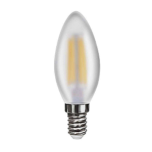 Лампа светодиодная Voltega E14 6W 4000К свеча матовая VG10-C2E14cold6W-F 7045