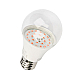 Лампа светодиодная для растений (09645) Uniel E27 9W прозрачная LED-A60-9W/SP/E27/CL ALM01WH