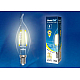 Лампа светодиодная филаментная (UL-00002198) Uniel E14 6W 4000K прозрачная LED-C35-6W/NW/E14/CL GLA01TR