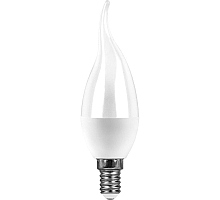 Лампа светодиодная Saffit SBC3713 Свеча на ветру E14 13W 4000K 55165