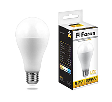 Лампа светодиодная Feron E27 25W 2700K Шар Матовая LB-100 25790