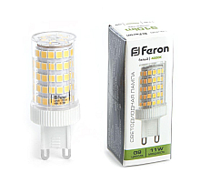 Лампа светодиодная Feron G9 11W 4000K капсульная LB-435 38150