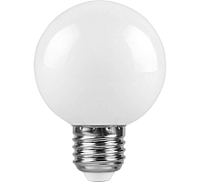 Лампа светодиодная Feron E27 3W 6400K Шар Матовая LB-371 25902