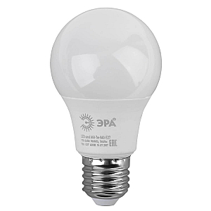 Лампа светодиодная Эра E27 7W 4000K LED A60-7W-840-E27 Б0029820