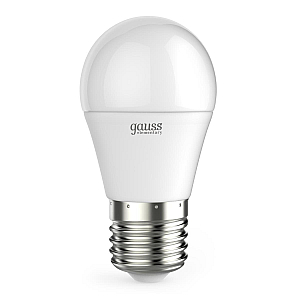 Лампа светодиодная Gauss E27 12W 4100K шар матовый 53222