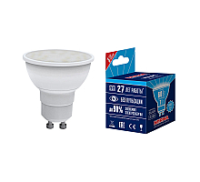 Лампа светодиодная (UL-00003836) Volpe GU10 7W 4000K матовая LED-JCDR-7W/NW/GU10/NR