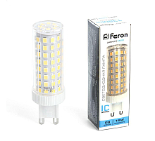 Лампа светодиодная Feron G9 15W 6400K капсульная LB-437 38214