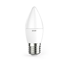 Лампа светодиодная Gauss E27 10W 4100K свеча матовая 30220