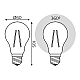 Лампа светодиодная Gauss Filament Elementary E27 9W 4100K 22229
