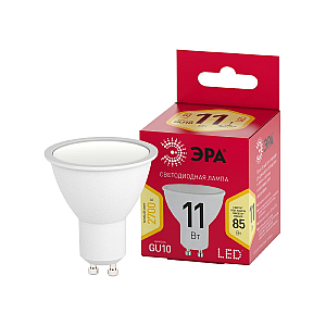 Лампа светодиодная Эра GU10 11W 2700K LED MR16-11W-827-GU10 R Б0056065