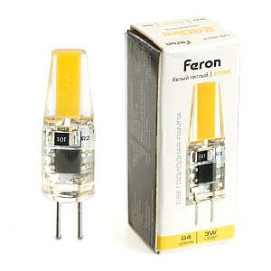Светодиодная лампа Feron LB-423 G4 3W 230V 2700K 51167