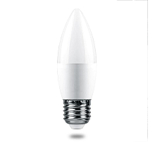 Лампа светодиодная Feron E27 7,5W 4000K свеча матовая LB-1307 38057