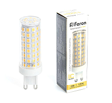 Лампа светодиодная Feron G9 15W 2700K капсульная LB-437 38212
