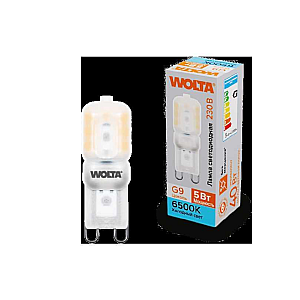Светодиодная лампа WOLTA 5Вт 6500K G9 матовая WSTD-JCD-5W6KG9-P