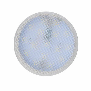 Лампа светодиодная (UL-00006500) Uniel GX53 7W 3000K призма LED-GX53-7W/3000K+3000K/GX53/PR PLB02WH