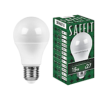 Лампа светодиодная Saffit SBA6015 шар E27 15W 2700K 55010