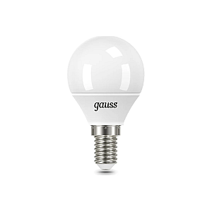 Лампа светодиодная Gauss E14 6,5W 6500K матовая 105101307