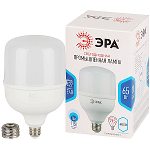 Лампа светодиодная Power Эра STD LED T140-65W-4000-E27/E40 65Вт колокол Б0071818