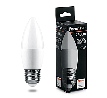 Лампа светодиодная Feron.PRO LB-1309 Свеча E27 9W 2700K 38062