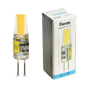 Лампа светодиодная Feron LB-424 G4 3W 6400K 51172