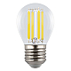 Лампа светодиодная Uniel E27 4W 3000K прозрачная LED-G45-4W/3000K/E27/CL GLY01TR UL-00011940
