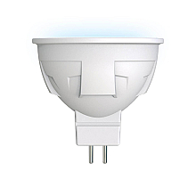 Лампа светодиодная (UL-00002422) Uniel GU5.3 6W 4000K матовая LED-JCDR 6W/NW/GU5.3/FR PLP01WH