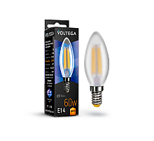 Лампа светодиодная Voltega E14 6W 2800К матовая VG10-CW2E14warm6W-F 7025
