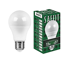 Лампа светодиодная Saffit SBA6012 шар E27 12W 2700K 55007