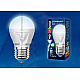 Лампа светодиодная (UL-00002417) Uniel E14 7W 4000K матовая LED-G45 7W/NW/E14/FR PLP01WH