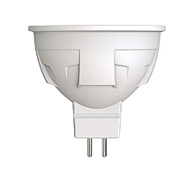 Лампа светодиодная Uniel Яркая LED-JCDR 6W/6500K/GU5.3/FR PLP01WH UL-00011019