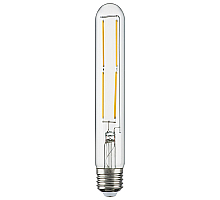 Лампа светодиодная филаментная Lightstar LED Filament E27 6W 4000K трубчатая прозрачная 933904