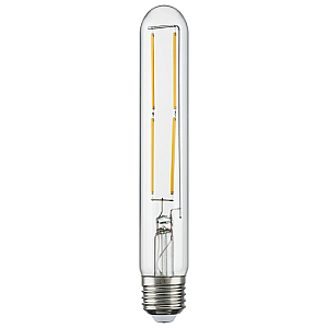 Лампа светодиодная филаментная Lightstar LED Filament E27 6W 4000K трубчатая прозрачная 933904