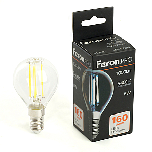 Лампа светодиодная Feron LB-1706 E14 6W 6400K 51258