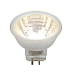Лампа светодиодная (UL-00001702) Uniel GU4 3W 3000K прозрачная LED-MR11-3W/WW/GU4/220V GLZ21TR