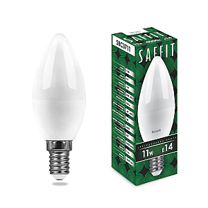 Лампа светодиодная Saffit SBC3711 Свеча E14 11W 4000K 55133