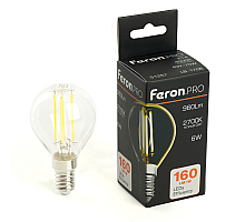 Лампа светодиодная Feron E14 6W 2700K LB-1706 51256