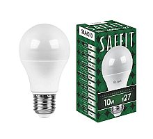 Лампа светодиодная Saffit SBA6010 шар E27 10W 4000K 55005