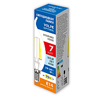 Лампа светодиодная Volpe Optima LED-CW35-7W/4000K/E14/CL/SLF UL-00008341