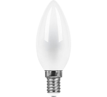 Лампа светодиодная Feron E14 11W 4000K Свеча Матовая LB-713 38007
