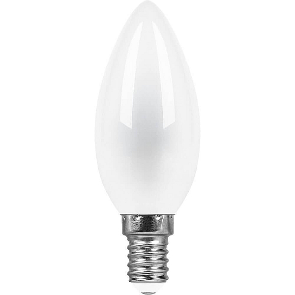 Лампа светодиодная Feron E14 11W 4000K Свеча Матовая LB-713 38007