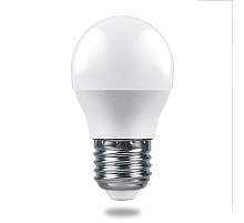 Лампа светодиодная Feron E27 7,5W 4000K шар матовый LB-1407 38075