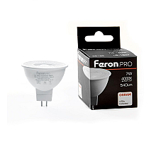 Лампа светодиодная Feron G5.3 7W 4000K рефлекторная LB-1607 38180