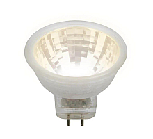 Лампа светодиодная (UL-00001700) Uniel GU4 3W 3000K прозрачная LED-MR11-3W/WW/GU4 GLZ21TR