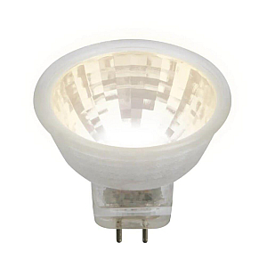 Лампа светодиодная (UL-00001700) Uniel GU4 3W 3000K прозрачная LED-MR11-3W/WW/GU4 GLZ21TR
