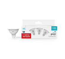 Светодиодная лампа Gauss Basic GU5.3 5,5W 4100K 10135262T