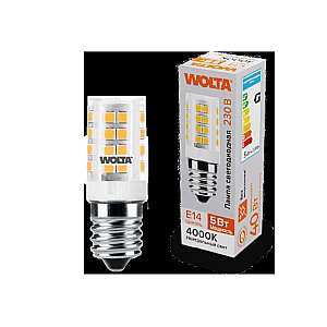 Светодиодная лампа WOLTA 5Вт 4000K E14 кукуруза матовая WSTD-JCD-5W4KE14-C