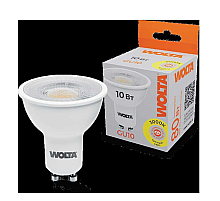 Светодиодная лампа WOLTA 10Вт 3000K GU10 матовая WSTD-PAR16-220V10W3KGU10-L