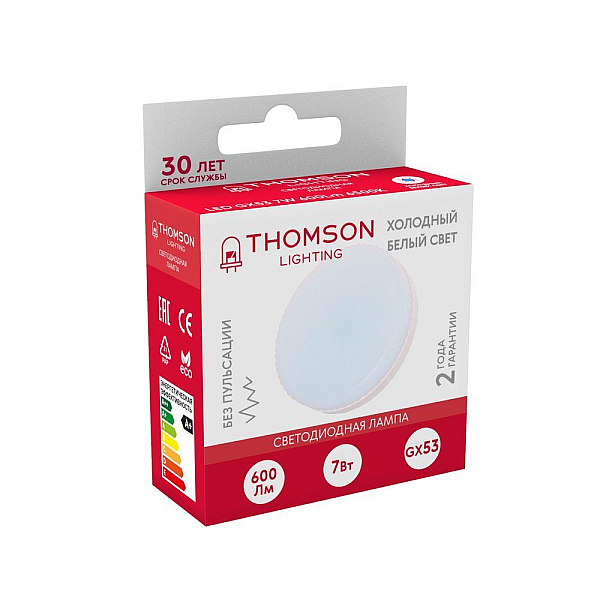 Лампа светодиодная Thomson GX53 7W 6500K TH-B4005